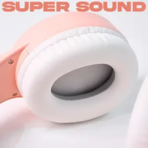 Zw-053 wireless over-ear bluetooth headphones with soft cushioned earmuffs foldable stereo headset with built-in mic, - Foldable Design, Cable Management Clips, Compact Mini Size ( default, O