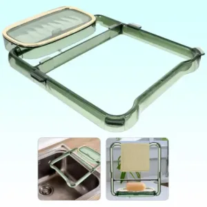 2-in-1 self-adhesive towel hanger & soap holder stand space-saving bathroom wall organizer description:- upgrade your - Stainless Steel, Foldable Design, Durable Plastic, Compact Mini Siz